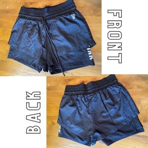 VS PINK Ultimate black athletic bike shorts in a medium